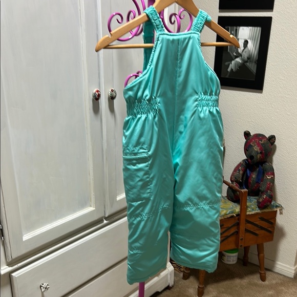Carter’s Kids Aqua Snow Overalls - Picture 3 of 3